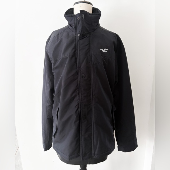 Hollister Other - NWT Hollister Men’s All Weather Jacket with zipper, Size XL - Navy Blue